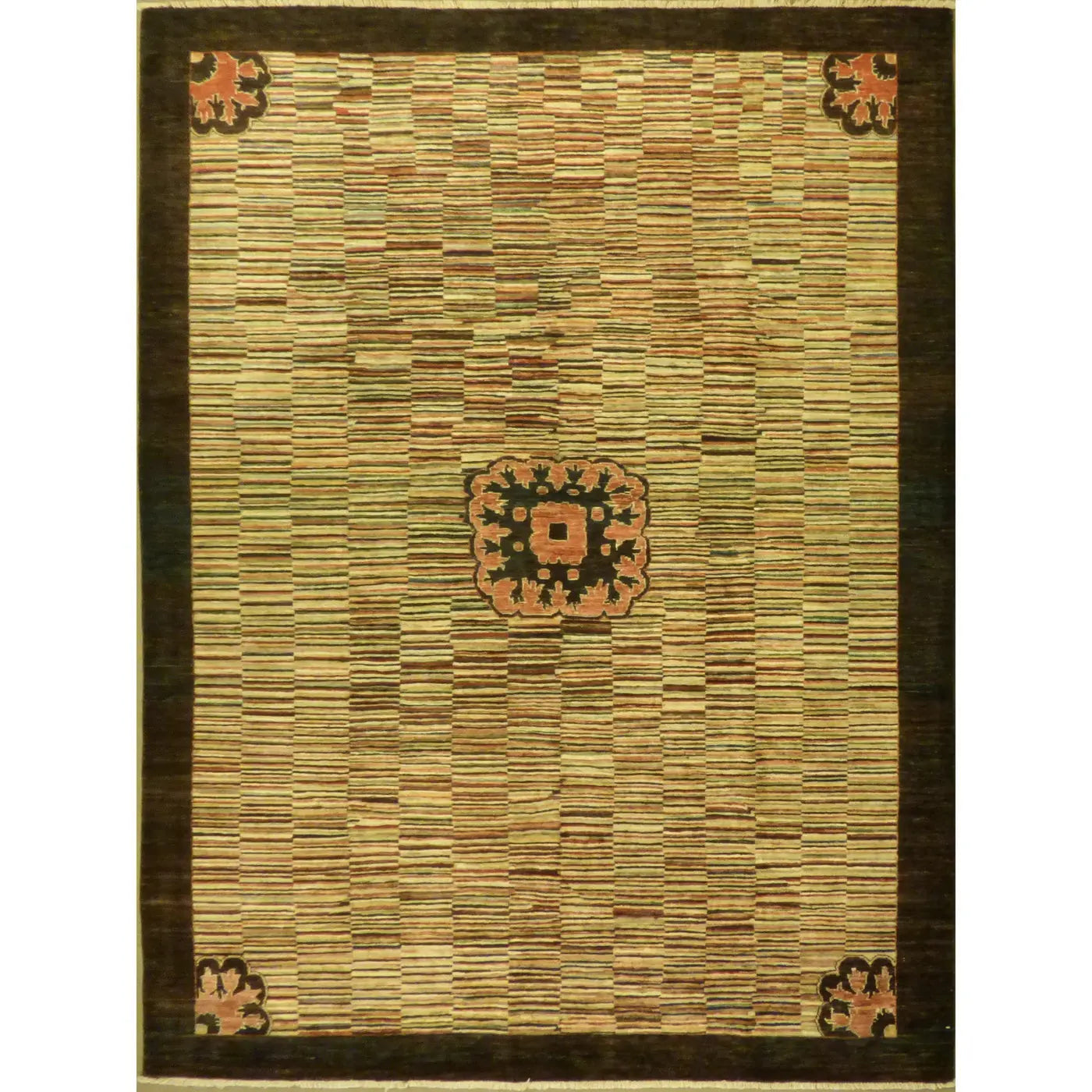 One Of The Kind Afghani Khotan Rug 6'7" x 9'2" zandirugs